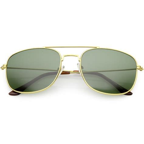 men's square aviator sunglasses vintage metal|oversized square aviator sunglasses.